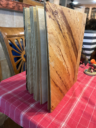 Bark and Leaf Constructed Beach Photo Album
