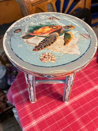 Custom Designed Turtle Stool or Riser