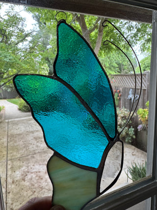 Leaded Stained Glass Art Butterfly