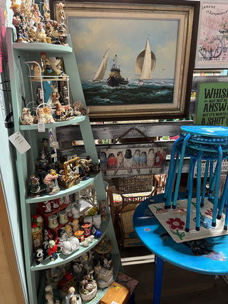 Large Vintage Ship Painting