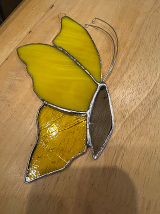 Leaded Stained Glass Art Butterfly
