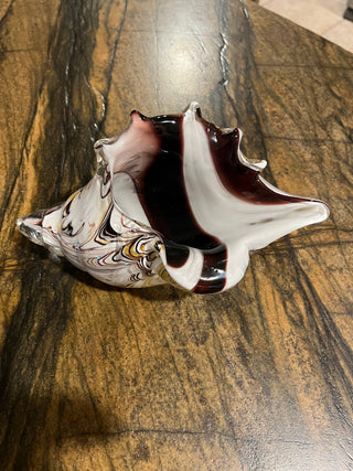 Large Blown Glass Seashell