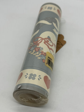 Vintage 80s/90s  white geese duck border wallpaper