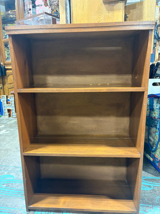 Wooden Brown Three Shelf Bookcase RSV