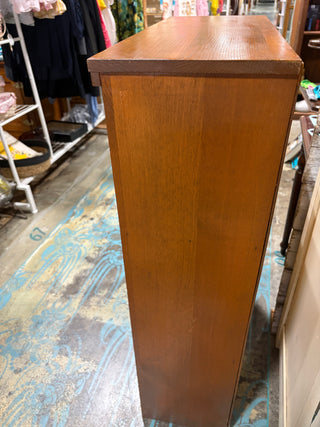Wooden Brown Three Shelf Bookcase RSV