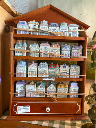 Lenox Spice Village 24 Jars and Rack