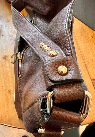 Montana West Brown Brass Purse