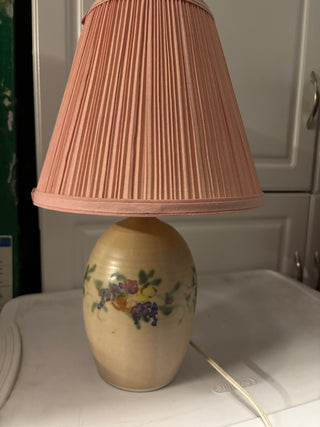 Vintage Clouds pottery Lamp