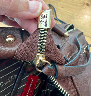 Montana West Brown Brass Purse