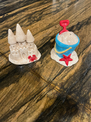 Bucket and Sandcastle S&P Shakers (set of 2)