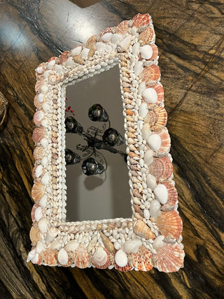 Gorgeous  Hanging Shell Mirror Large