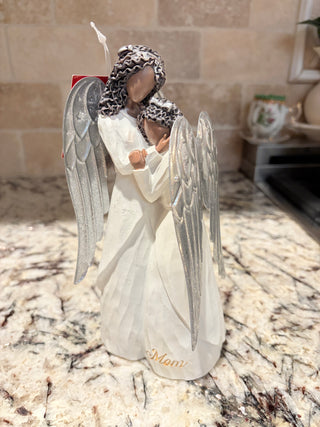 “Mom” Angel Figurine - 8” Tall