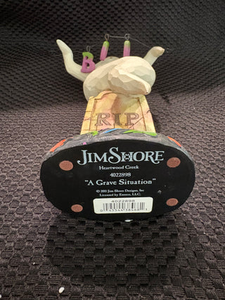 LE - Jim Shore A Grave Situation Ghost Holding