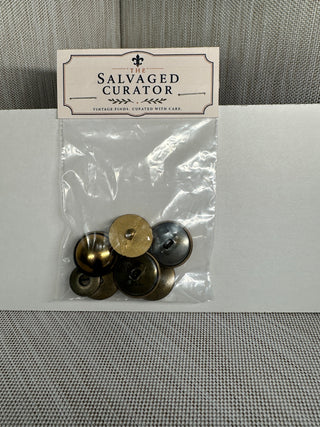 Vintage Smooth Bronze Dome Shank Button Set