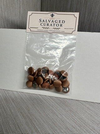 Vintage Coco Fabric-Covered Mini Shank Buttons