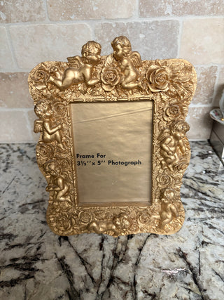 Gold Frame with Cherubs