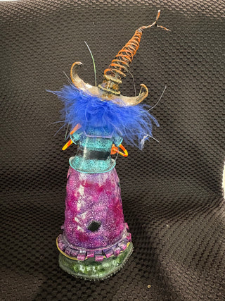 LE - Vintage Halloween Resin/metal witch