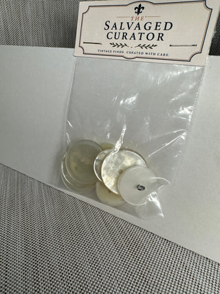 Vintage Mother of Pearl & Plastic Button Mix