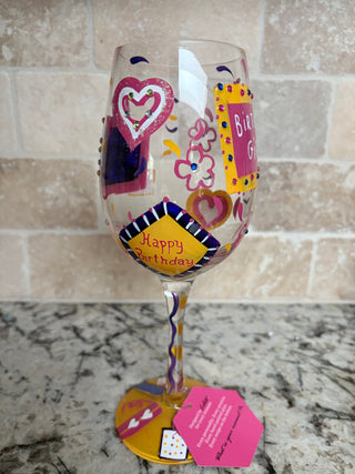 New Lolita Birthday Girl Wine Glass