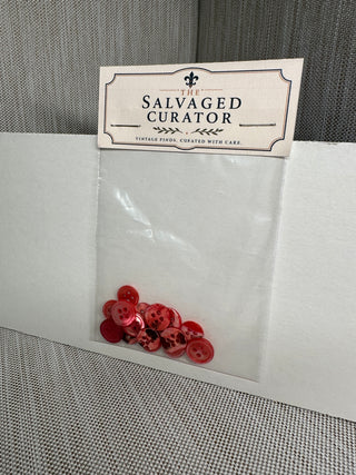 Assorted Red Sewing Buttons