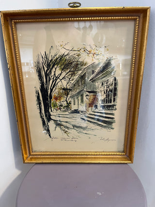 John Haymson watercolor