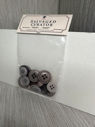 Vintage Mauve & Dusty Rose Buttons
