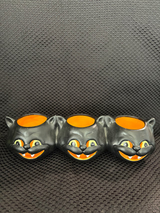 LE - Black cat tealight trio