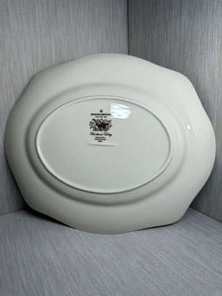 Johnson Brothers Wild Turkeys Windsor Ware Oval Platter 13.5"