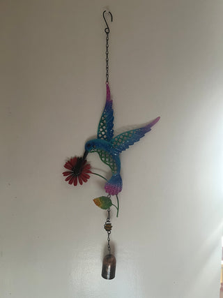 Hummingbird wind chime