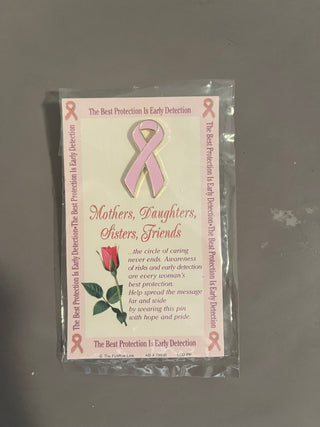 Breast cancer awareness pin