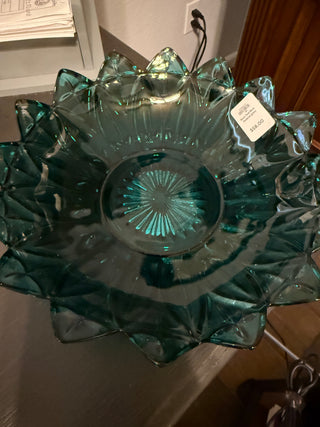 Rare Teal Blue Federal glass