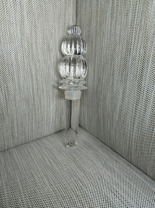 Vintage Mikasa Monterey Austrian Crystal Wine Bottle & Decanter Stopper