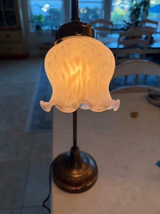 Vintage Brass Gooseneck Desk Lamp