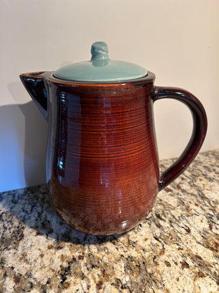 MCM Red Wing Pottery Coffee Pot with Lid