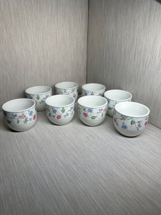 Set of 8 Japanese Yunomi Style Tea Cups