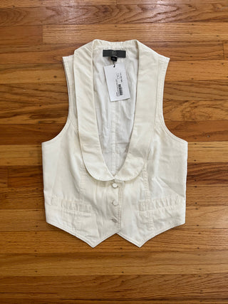 McQ white vest
