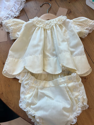 Vintage Bryan Yellow Bloomer Set