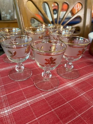 Libbey Golden Foliage Cordial Glass
