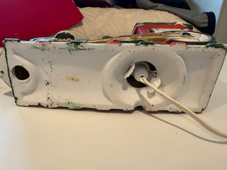 Vtg. (1986) A.E. Price bisque porcelain train locomotive