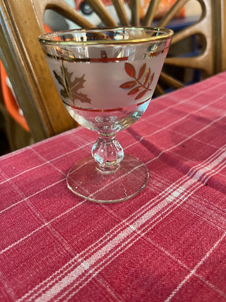 Libbey Golden Foliage Cordial Glass