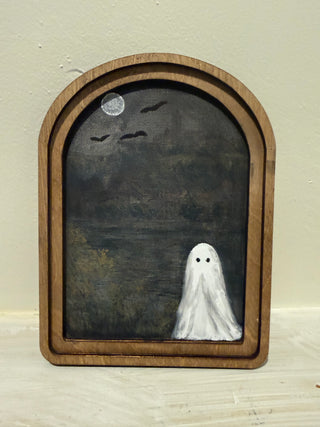 Arch Ghost Painting with Bats