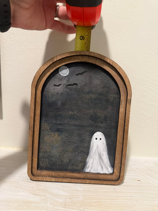 Arch Ghost Painting with Bats