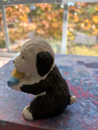 Vtg HJ&G Puppy Pals Old English Sheepdog 8917