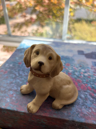 Vtg Homco Golden Lab Figurine 1408