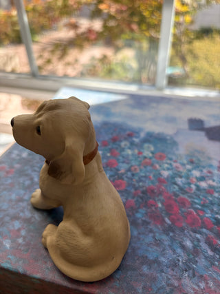 Vtg Homco Golden Lab Figurine 1408