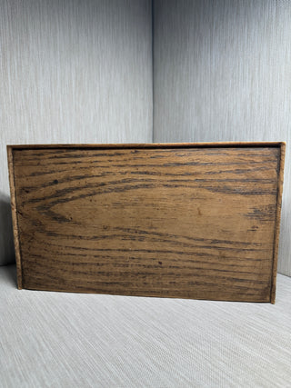 Vintage Lerner Faux Carved Wood Desk Organizer