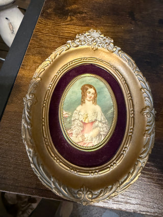 Vintage Cameo Creation Lady Loiusa Fitzgerald