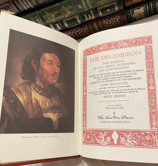Vintage The Easton Press The Decameron Boccaccio