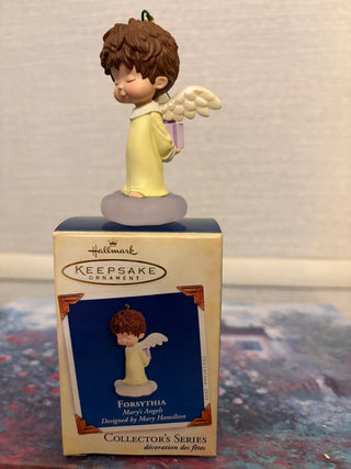 Vtg 2005 Hallmark Ornament "Forsythia" Mary's Angels