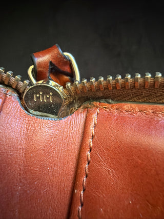 Dooney & Bourke Pebble Grain Small Zip Around Wallet Clementine Color VV